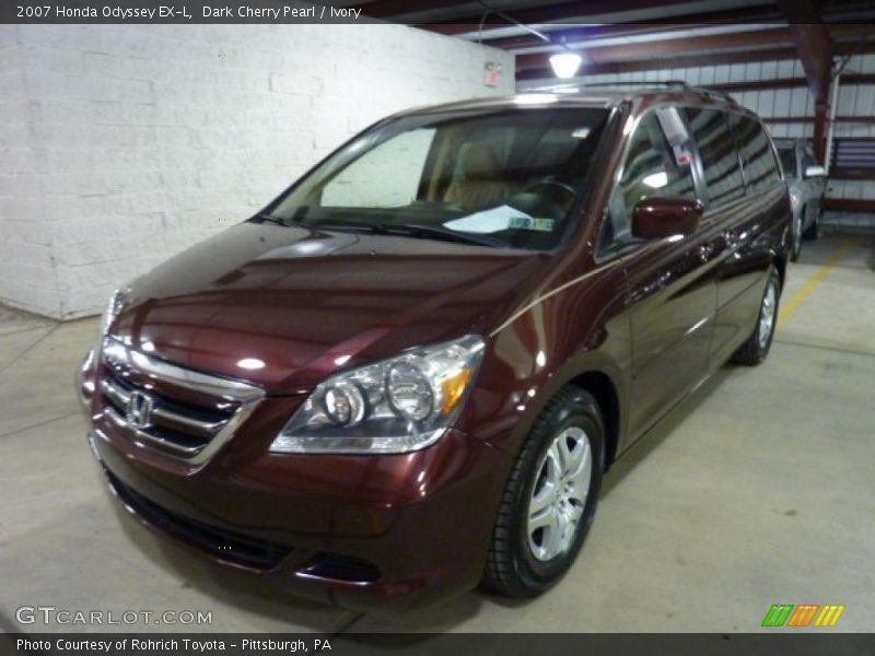 Dark Cherry Pearl / Ivory 2007 Honda Odyssey EX-L