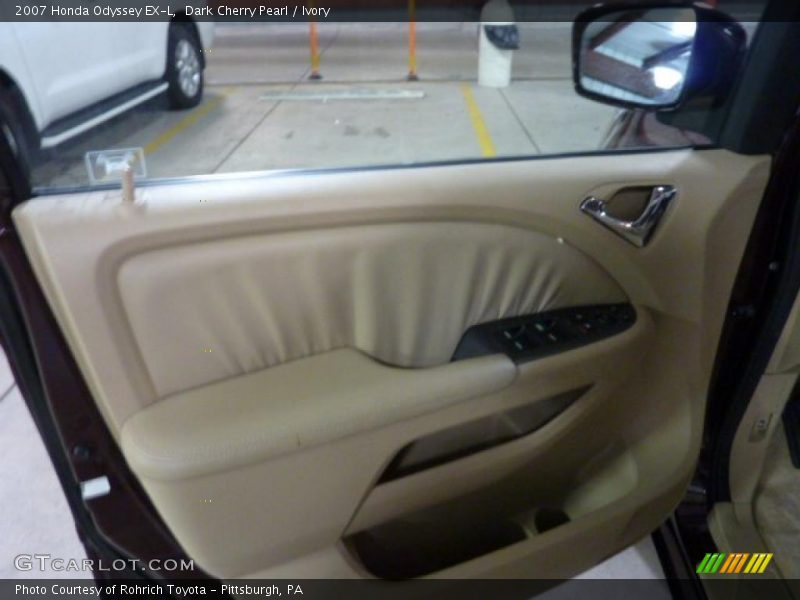 Dark Cherry Pearl / Ivory 2007 Honda Odyssey EX-L