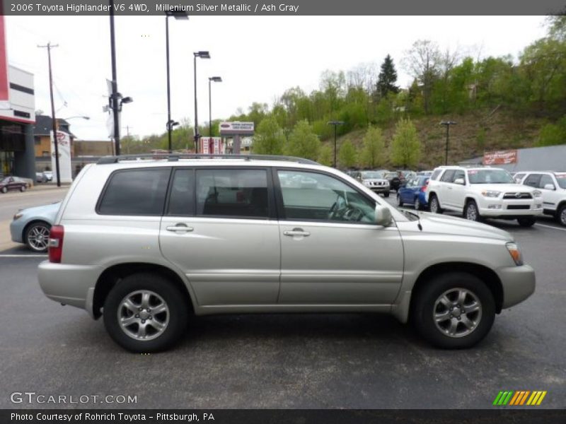 Millenium Silver Metallic / Ash Gray 2006 Toyota Highlander V6 4WD