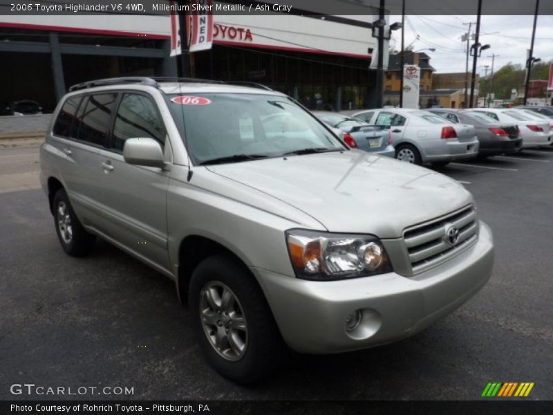 Millenium Silver Metallic / Ash Gray 2006 Toyota Highlander V6 4WD
