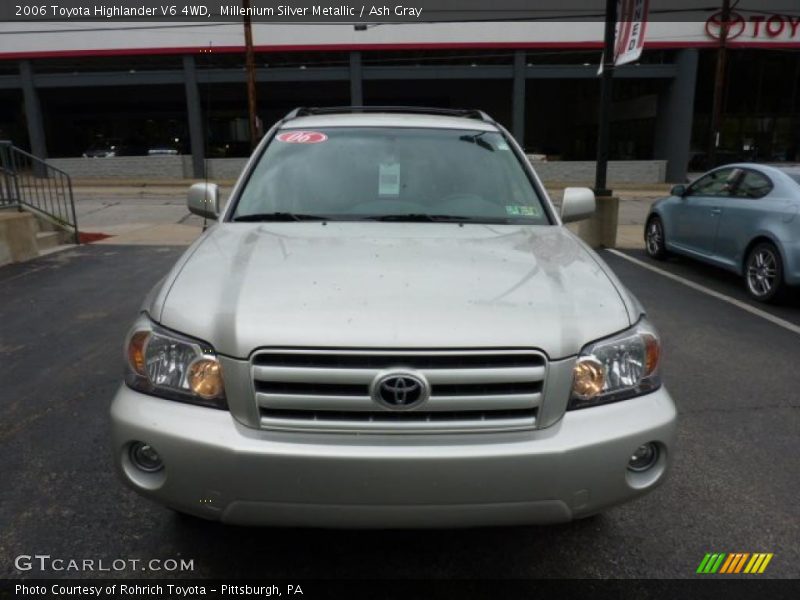 Millenium Silver Metallic / Ash Gray 2006 Toyota Highlander V6 4WD