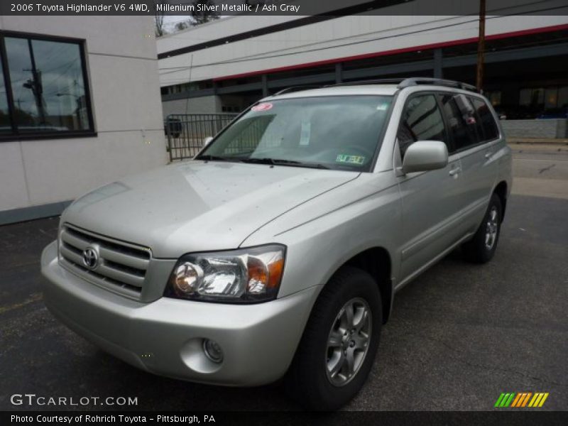 Millenium Silver Metallic / Ash Gray 2006 Toyota Highlander V6 4WD