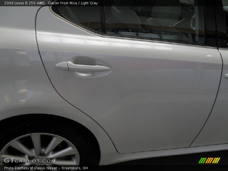 Glacier Frost Mica / Light Gray 2009 Lexus IS 250 AWD