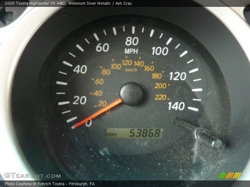 Millenium Silver Metallic / Ash Gray 2006 Toyota Highlander V6 4WD