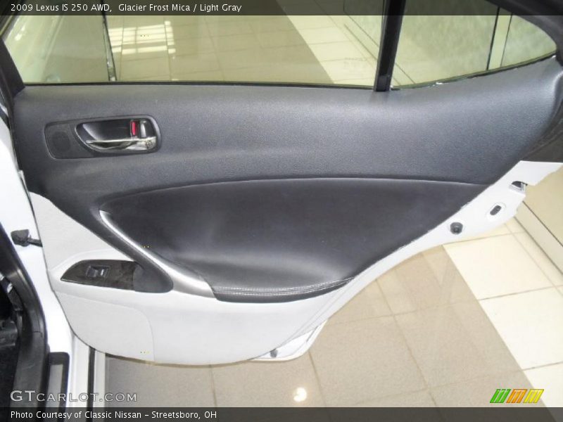 Glacier Frost Mica / Light Gray 2009 Lexus IS 250 AWD