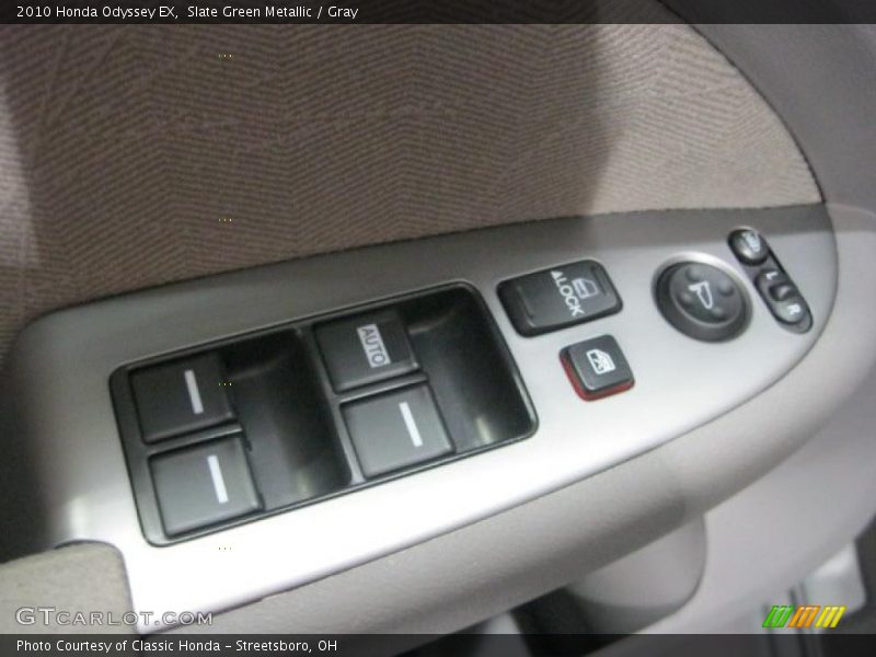 Slate Green Metallic / Gray 2010 Honda Odyssey EX