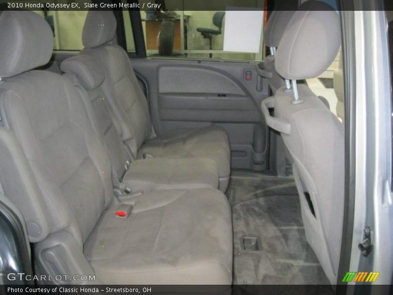 Slate Green Metallic / Gray 2010 Honda Odyssey EX