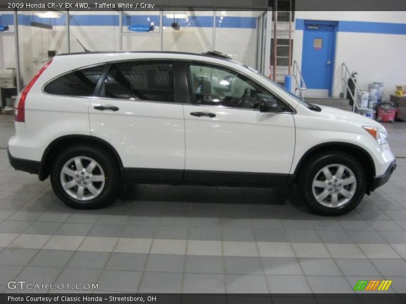 Taffeta White / Gray 2009 Honda CR-V EX 4WD