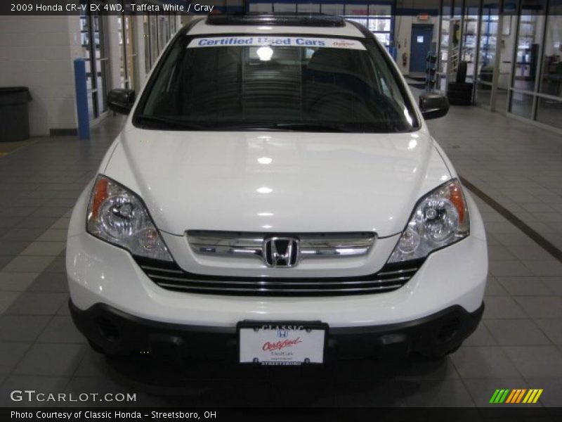 Taffeta White / Gray 2009 Honda CR-V EX 4WD