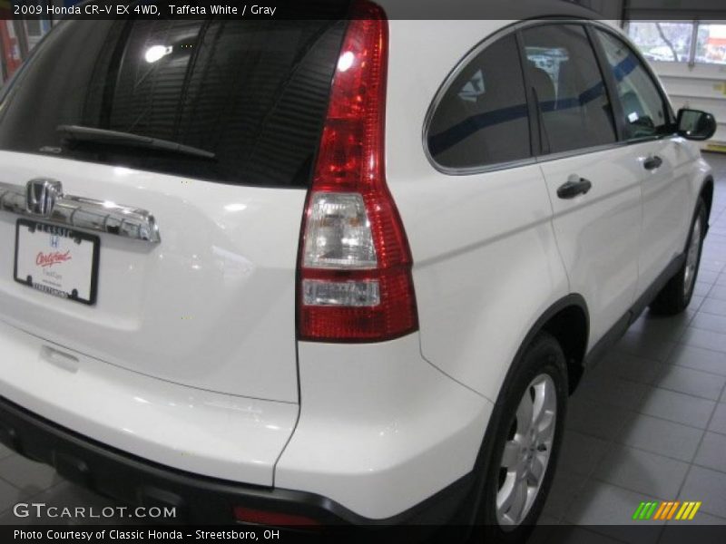Taffeta White / Gray 2009 Honda CR-V EX 4WD