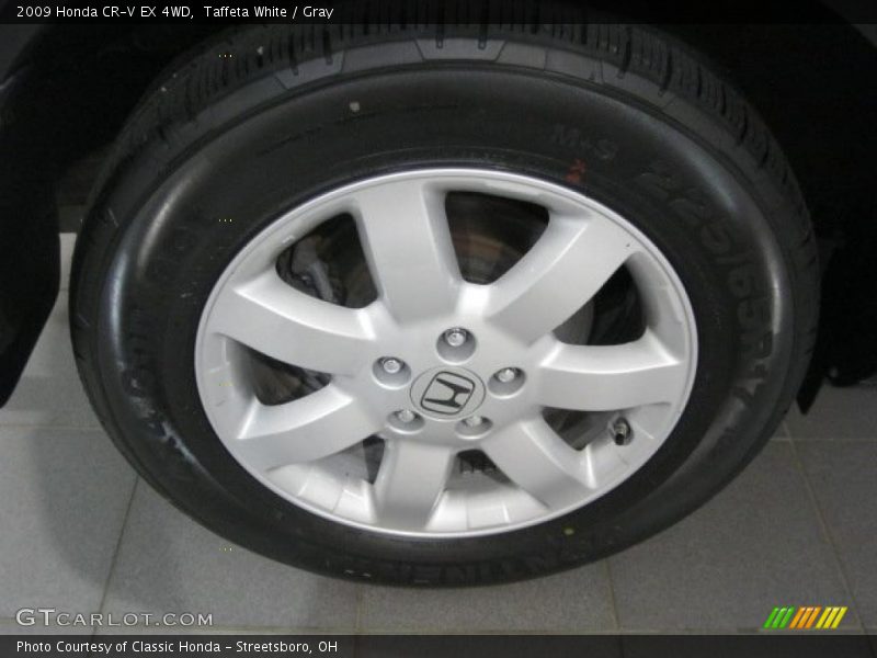 Taffeta White / Gray 2009 Honda CR-V EX 4WD