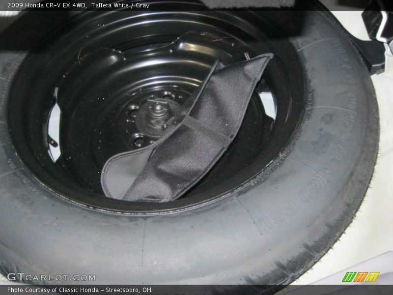 Taffeta White / Gray 2009 Honda CR-V EX 4WD
