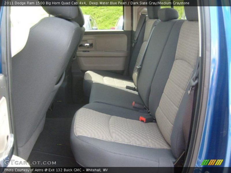 Deep Water Blue Pearl / Dark Slate Gray/Medium Graystone 2011 Dodge Ram 1500 Big Horn Quad Cab 4x4