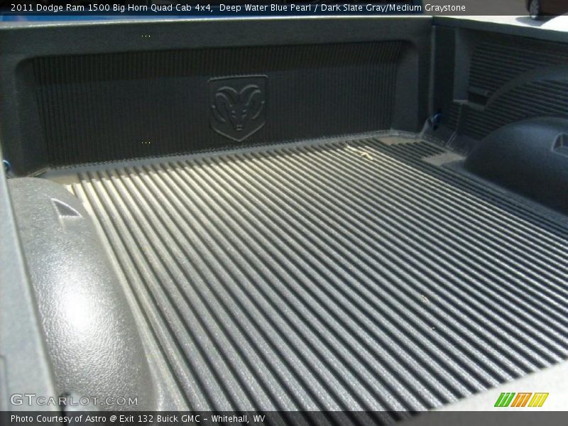 Deep Water Blue Pearl / Dark Slate Gray/Medium Graystone 2011 Dodge Ram 1500 Big Horn Quad Cab 4x4