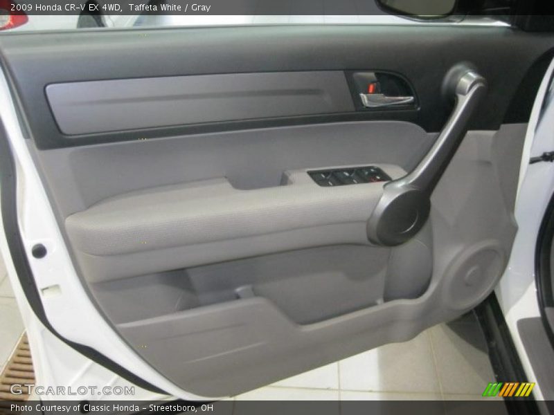 Taffeta White / Gray 2009 Honda CR-V EX 4WD