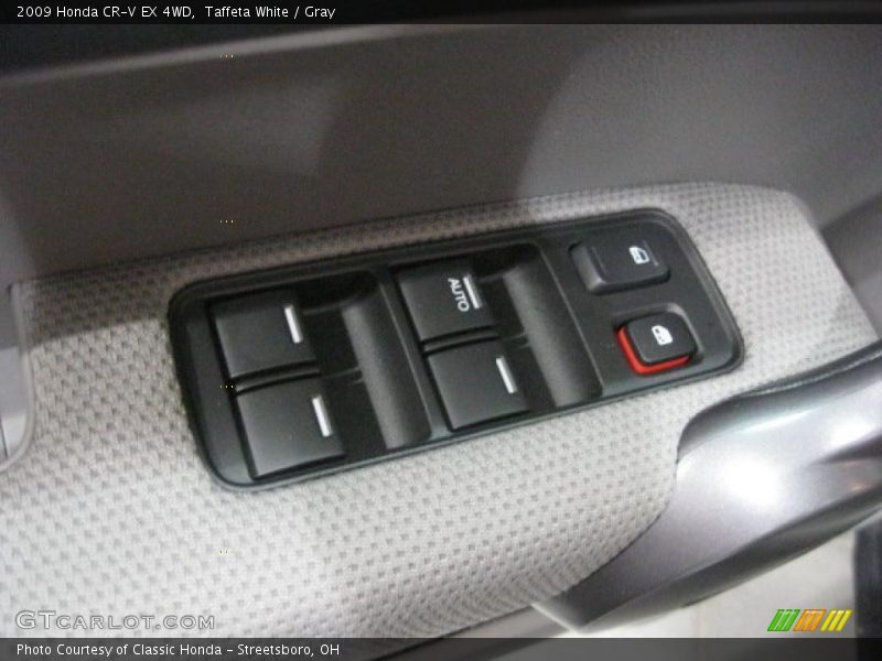 Taffeta White / Gray 2009 Honda CR-V EX 4WD