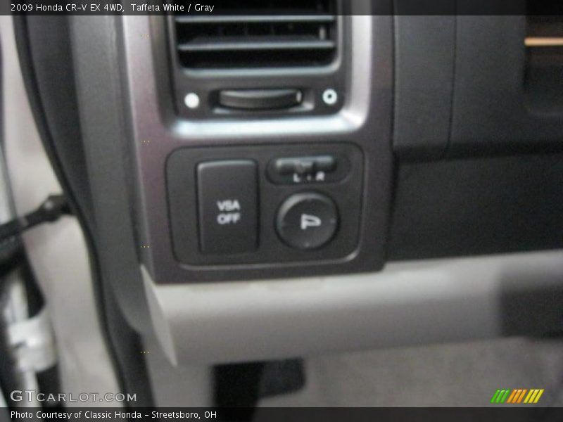 Taffeta White / Gray 2009 Honda CR-V EX 4WD