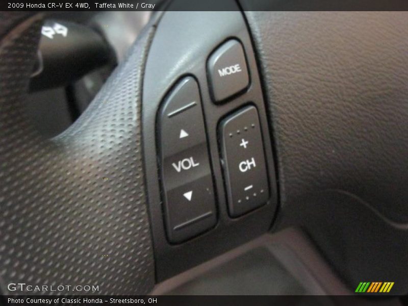 Taffeta White / Gray 2009 Honda CR-V EX 4WD