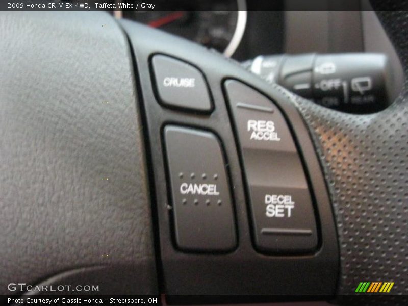 Taffeta White / Gray 2009 Honda CR-V EX 4WD