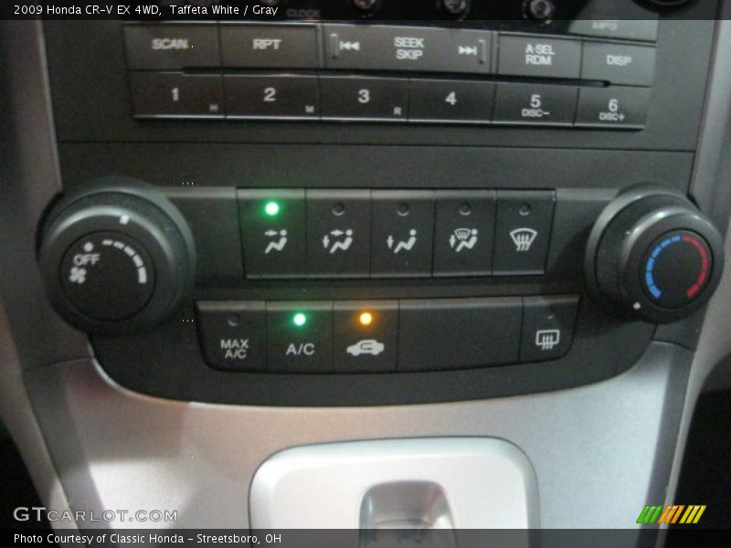 Taffeta White / Gray 2009 Honda CR-V EX 4WD