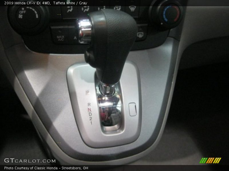 Taffeta White / Gray 2009 Honda CR-V EX 4WD