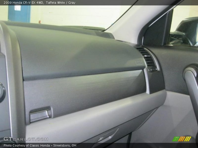 Taffeta White / Gray 2009 Honda CR-V EX 4WD
