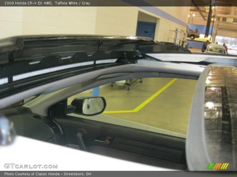 Taffeta White / Gray 2009 Honda CR-V EX 4WD