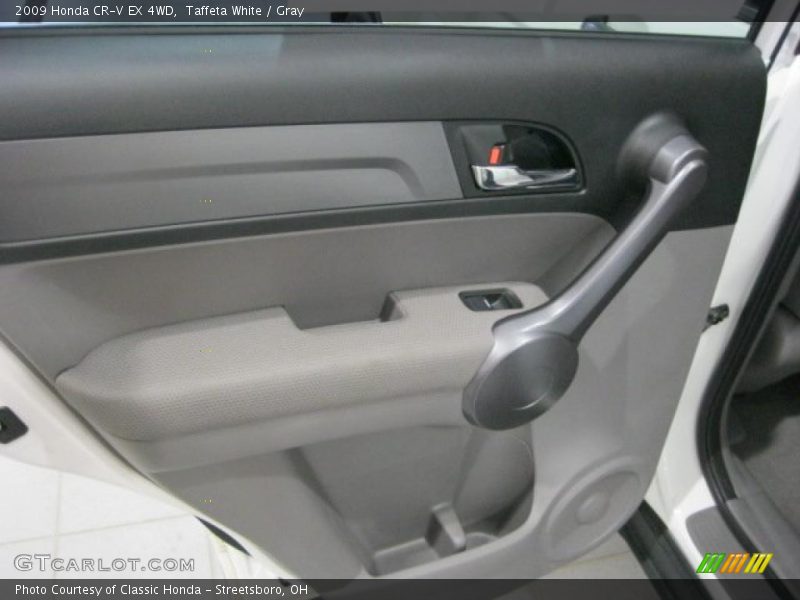 Taffeta White / Gray 2009 Honda CR-V EX 4WD