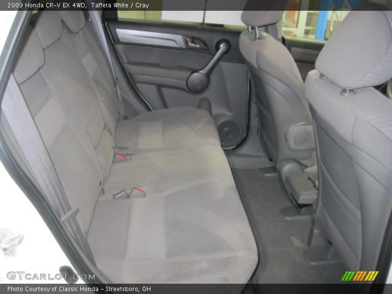 Taffeta White / Gray 2009 Honda CR-V EX 4WD