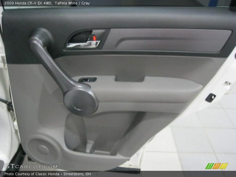 Taffeta White / Gray 2009 Honda CR-V EX 4WD