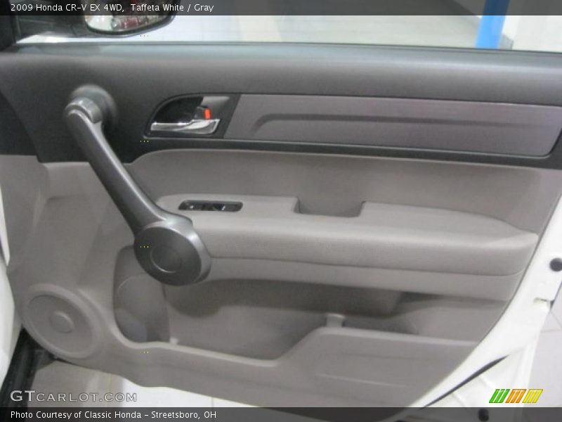 Taffeta White / Gray 2009 Honda CR-V EX 4WD