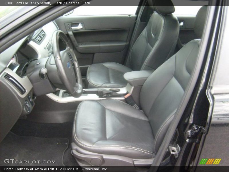 Black / Charcoal Black 2008 Ford Focus SES Sedan
