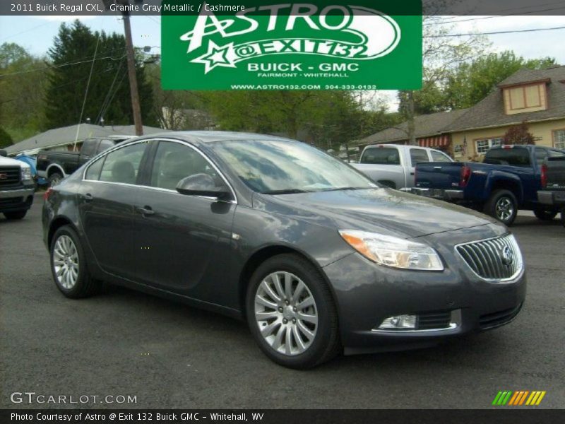 Granite Gray Metallic / Cashmere 2011 Buick Regal CXL