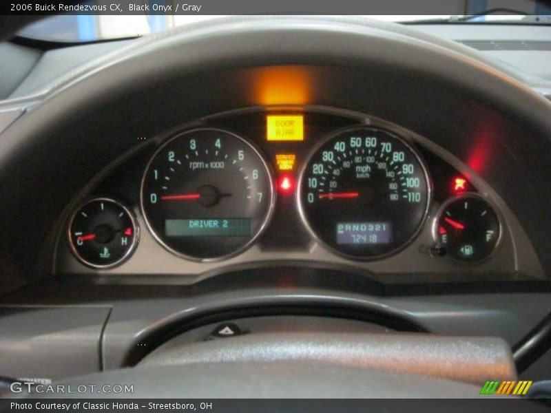 Black Onyx / Gray 2006 Buick Rendezvous CX