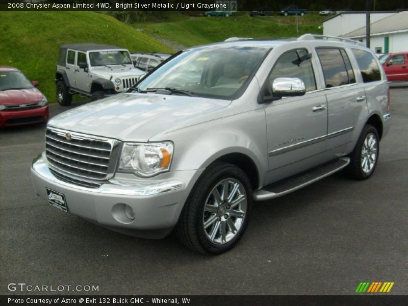 Bright Silver Metallic / Light Graystone 2008 Chrysler Aspen Limited 4WD