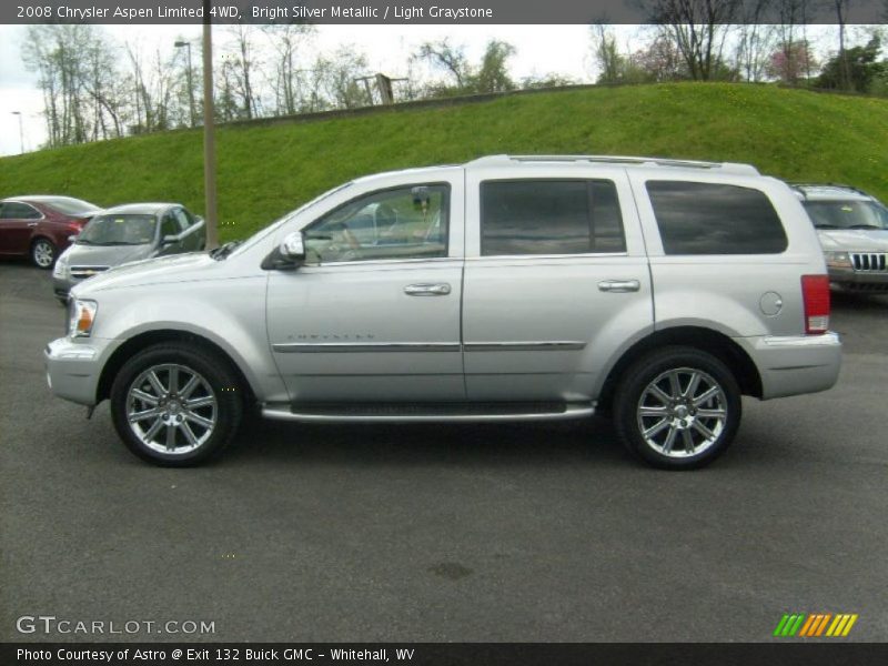 Bright Silver Metallic / Light Graystone 2008 Chrysler Aspen Limited 4WD