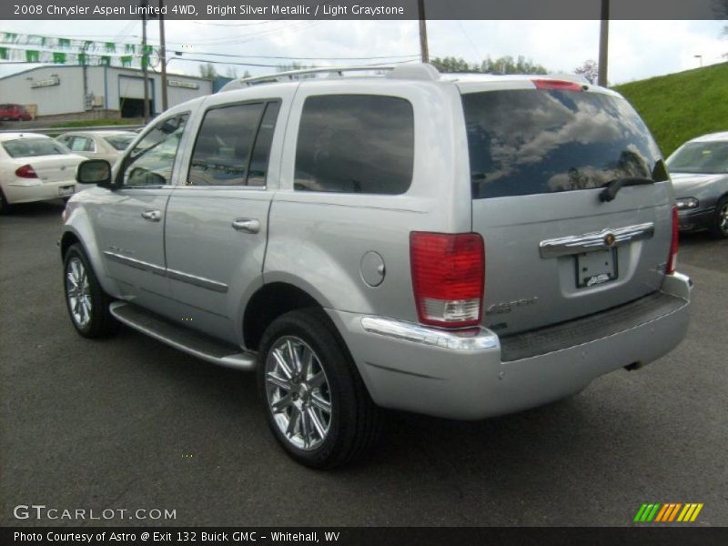 Bright Silver Metallic / Light Graystone 2008 Chrysler Aspen Limited 4WD