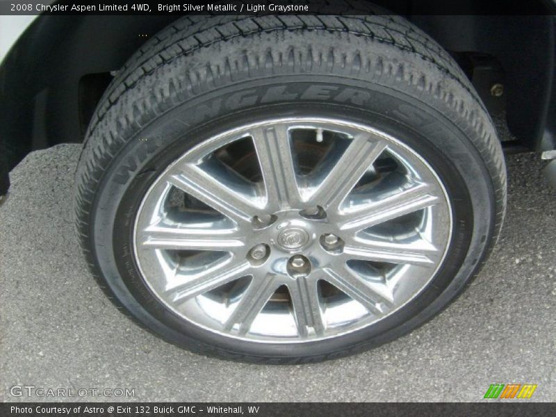 Bright Silver Metallic / Light Graystone 2008 Chrysler Aspen Limited 4WD