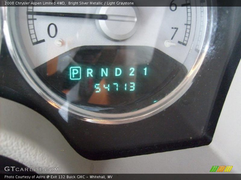 Bright Silver Metallic / Light Graystone 2008 Chrysler Aspen Limited 4WD