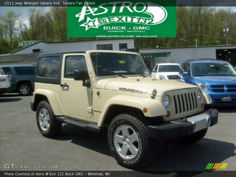 Sahara Tan / Black 2011 Jeep Wrangler Sahara 4x4