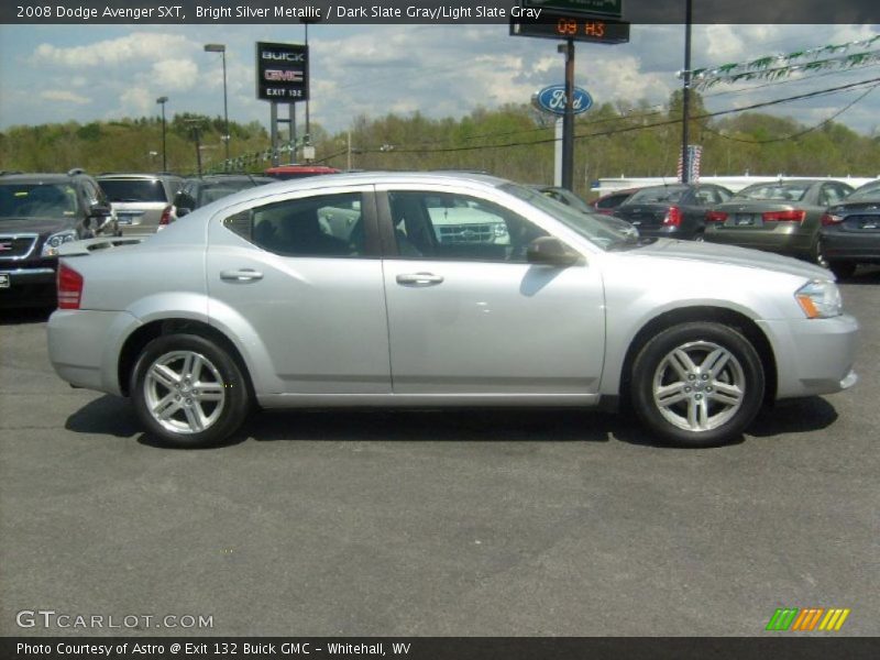 Bright Silver Metallic / Dark Slate Gray/Light Slate Gray 2008 Dodge Avenger SXT