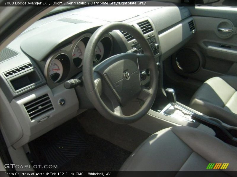 Bright Silver Metallic / Dark Slate Gray/Light Slate Gray 2008 Dodge Avenger SXT