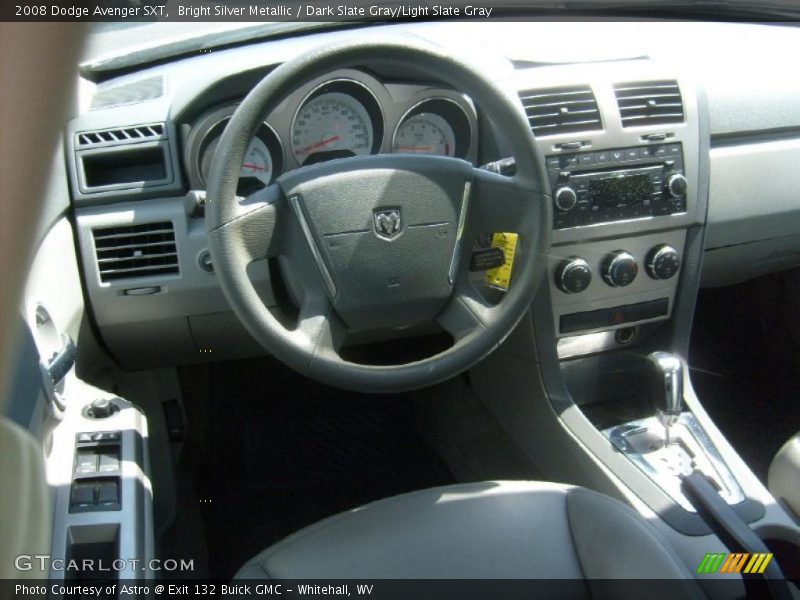 Bright Silver Metallic / Dark Slate Gray/Light Slate Gray 2008 Dodge Avenger SXT