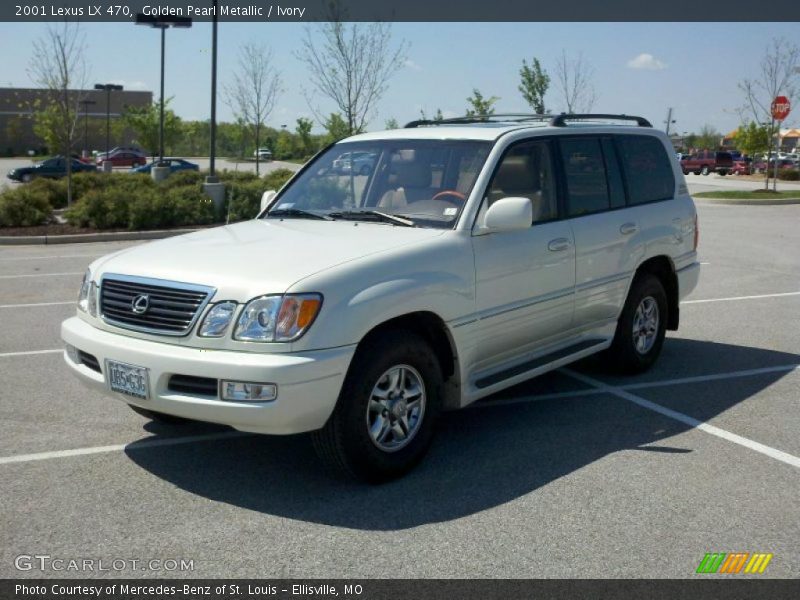 Golden Pearl Metallic / Ivory 2001 Lexus LX 470