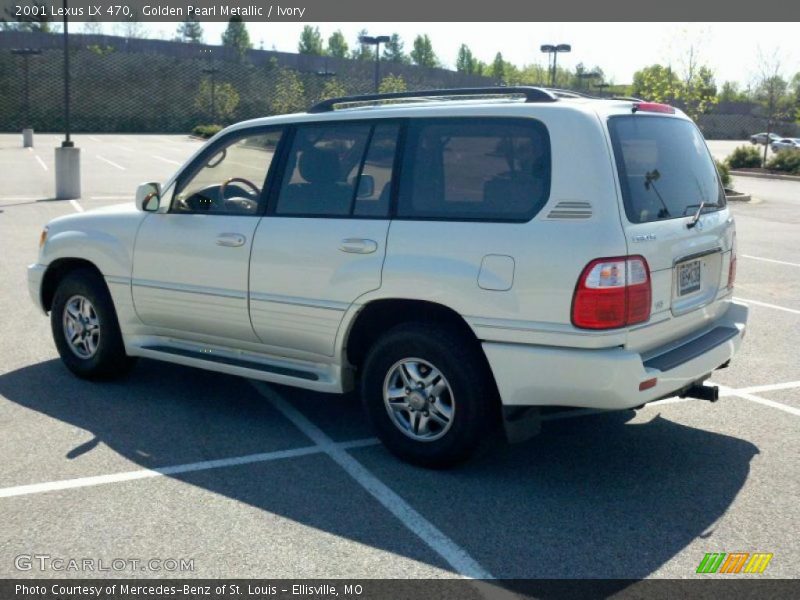 Golden Pearl Metallic / Ivory 2001 Lexus LX 470