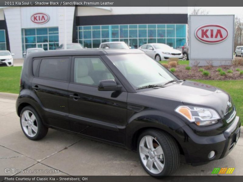 Shadow Black / Sand/Black Premium Leather 2011 Kia Soul !
