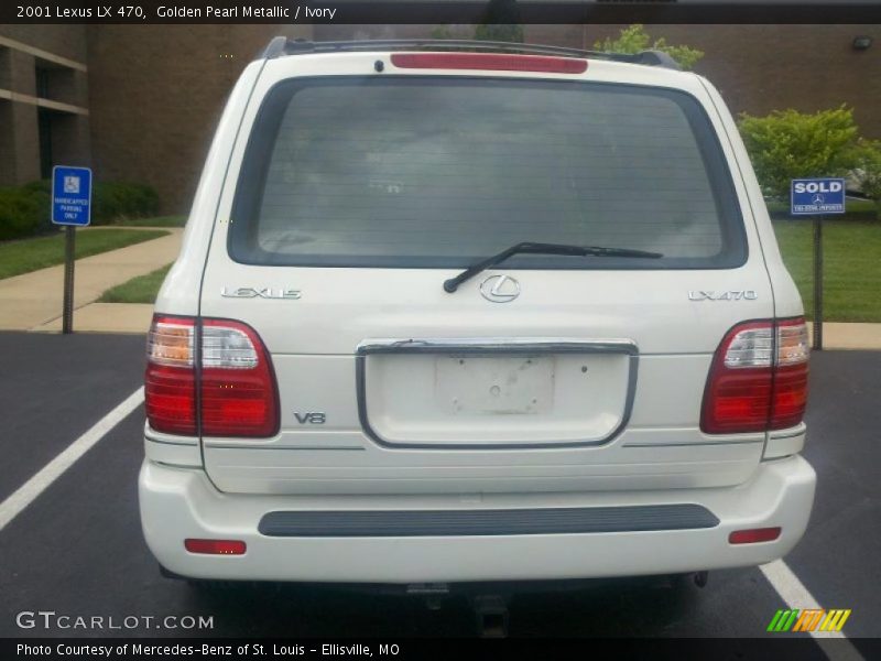 Golden Pearl Metallic / Ivory 2001 Lexus LX 470