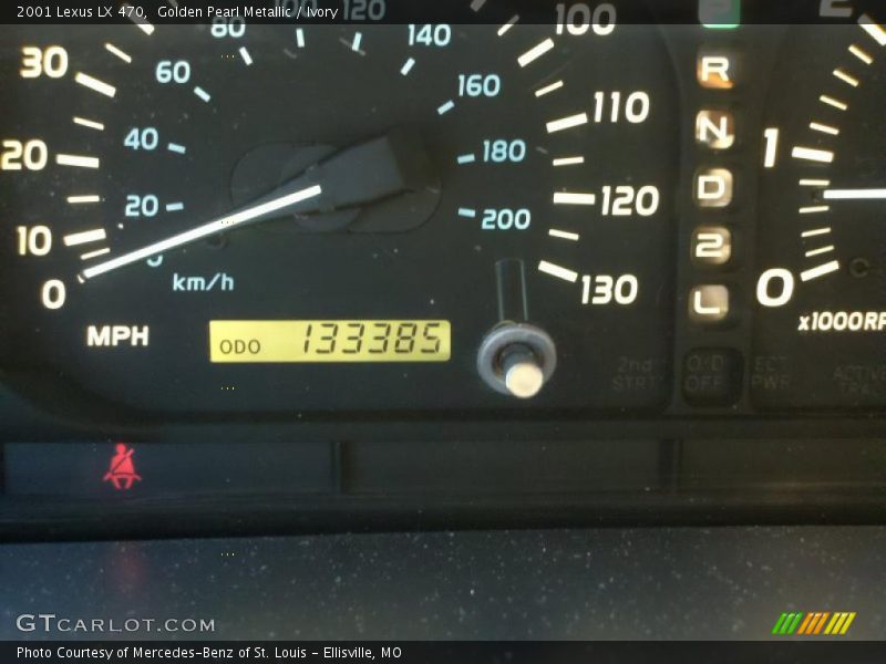 Golden Pearl Metallic / Ivory 2001 Lexus LX 470