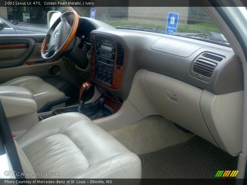 Golden Pearl Metallic / Ivory 2001 Lexus LX 470