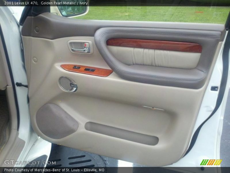 Golden Pearl Metallic / Ivory 2001 Lexus LX 470